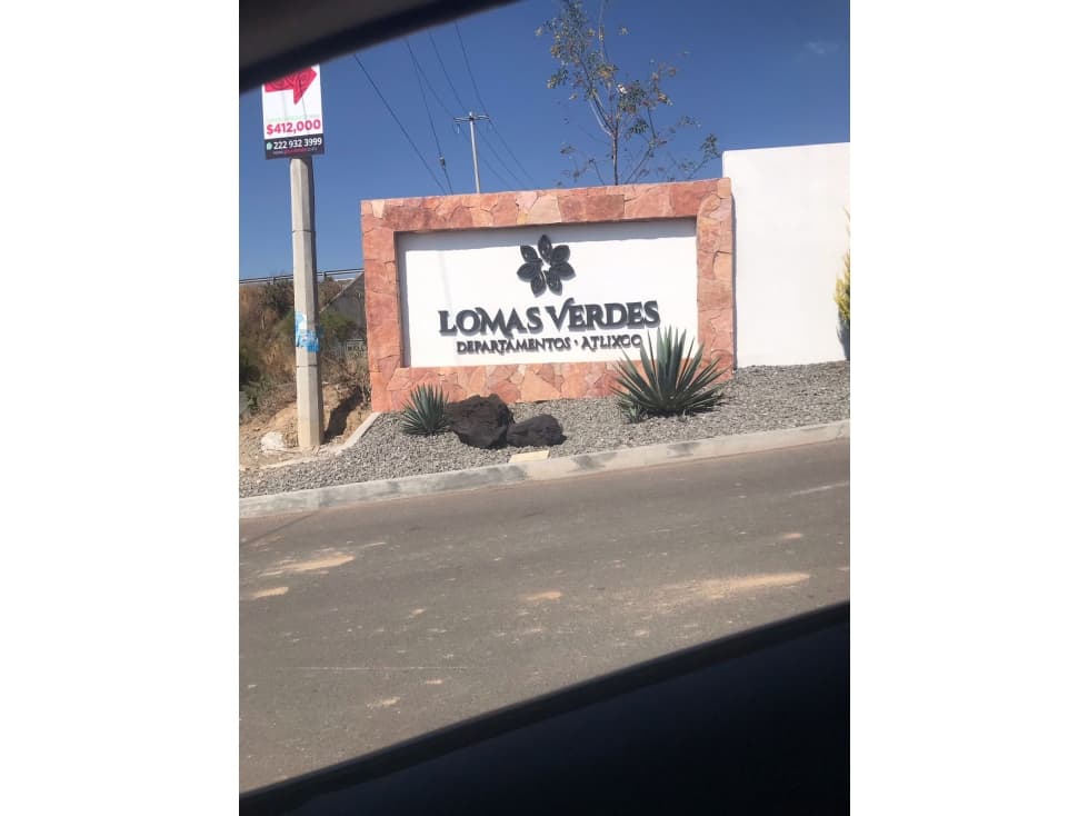 Departamento En Venta En Fraccionamiento Lomas Verdes Atlixco - 1