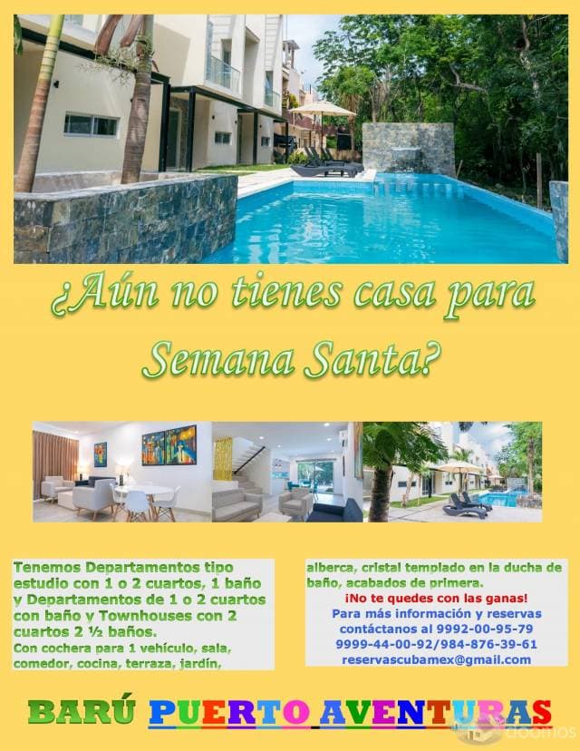 Hermoso Departamento para Semana Santa en PUERTO AVENTURAS - 1