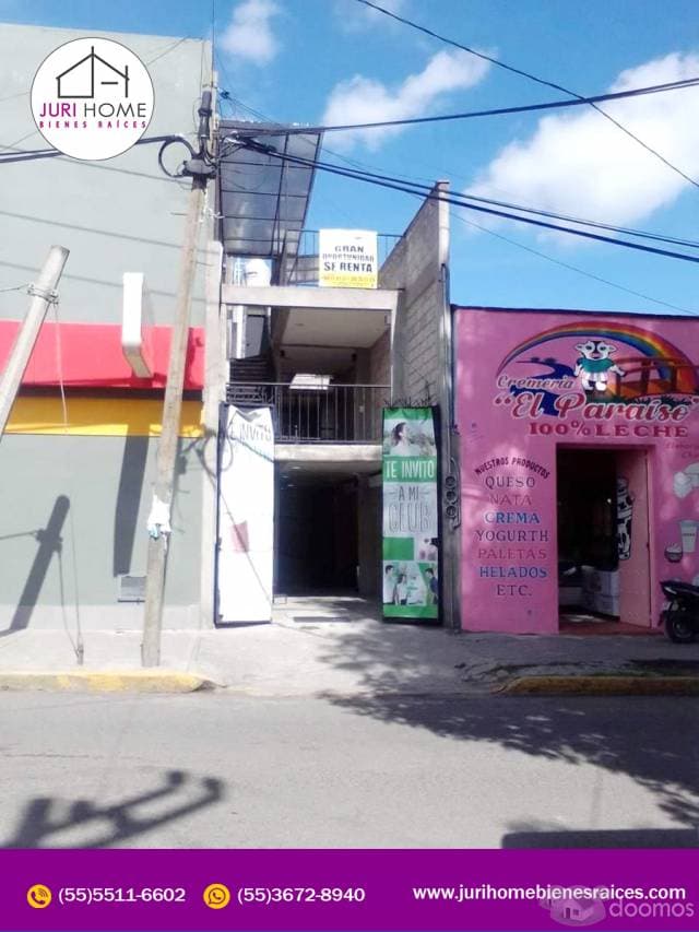 SE RENTA LOCAL 3 NIVELES CHALCO - 1