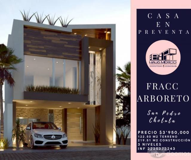 CASA EN PREVENTA EN RESIDENCIAL ARBORETO - 1