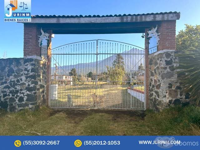 VENTA DE CASA CON TERRENO RUSTICO EN AMECAMECA - 1