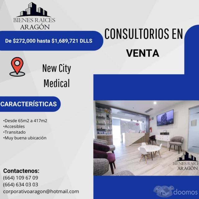 Venta De Consultorios en New City Medical - 1
