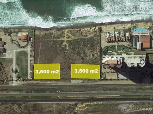 Venta de Terreno frente al mar ubicado en Primo Tapia, Rosarito. - 1