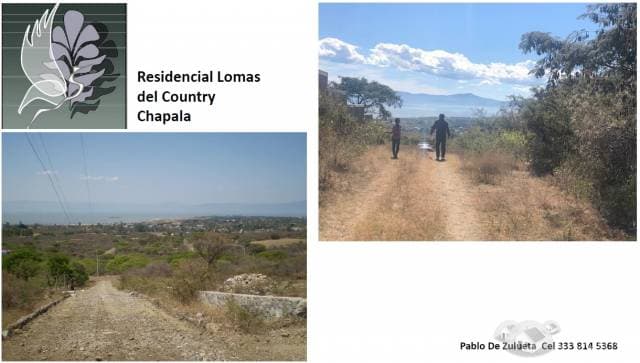 Venta terreno Chapala 1,403 Mts, Fracc Lomas del Country - 1