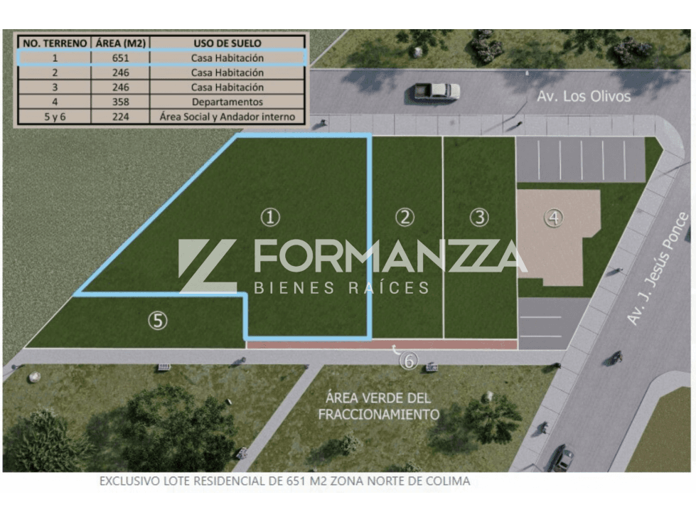Terreno Residencial en Venta en Terralta Condominio en Colima - 1