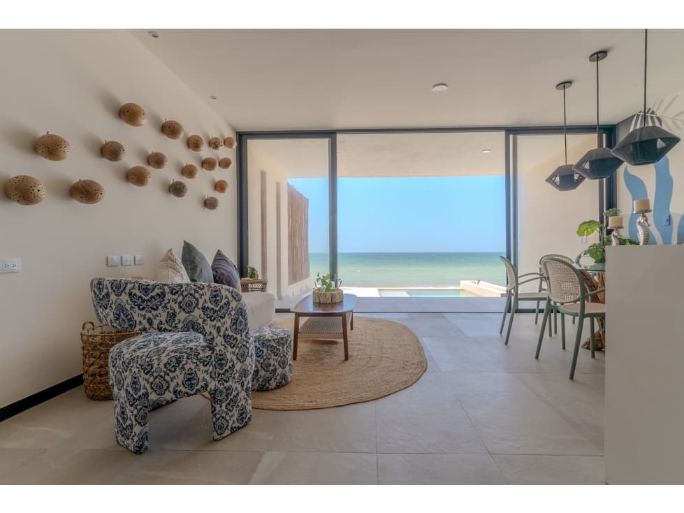 Villa enfrente de la playa en Telchac Puerto, Yucatán - 1