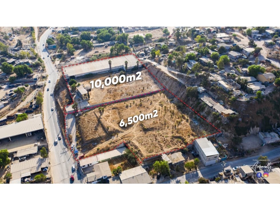 TERRENO EN VENTA EN EL CAÑON DEL SAINZ TIJUANA DE USD $100.00 X M2 - 1