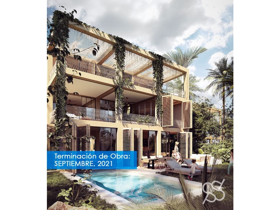 SE VENDE CORASOL PALM VILLAS, PLAYA DEL CARMEN MEXICO VE02-312MEX-CO - 1
