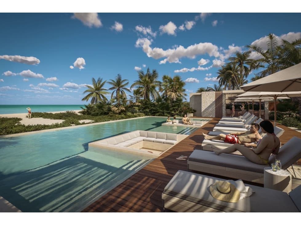 Venta Departamento en Playa Sisal Mérida Yucatán 1 y 2 recámaras - 1