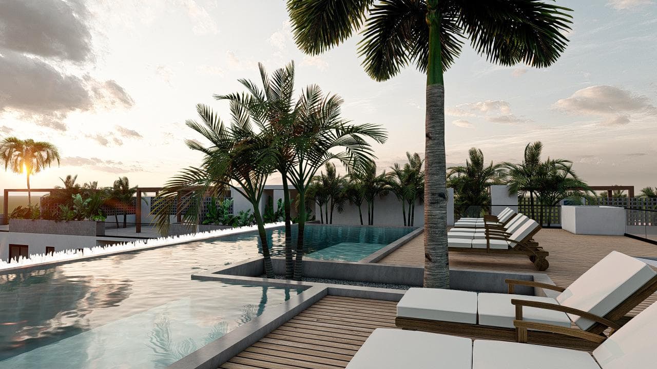 1BR 1BA, Luxury PH, Blue Water, Bacalar - 1