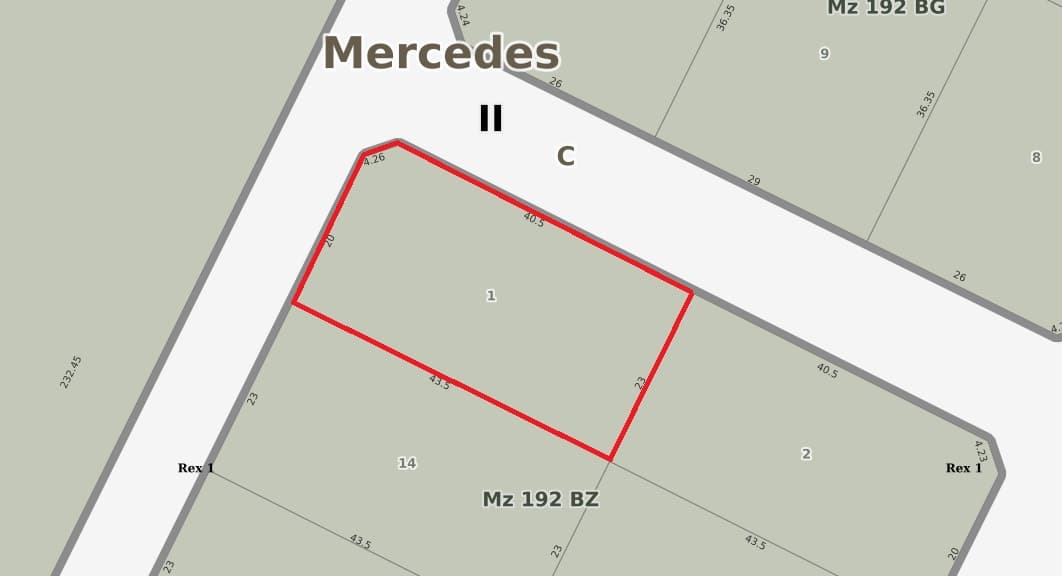 Terreno en venta Mercedes Buenos Aires - 1