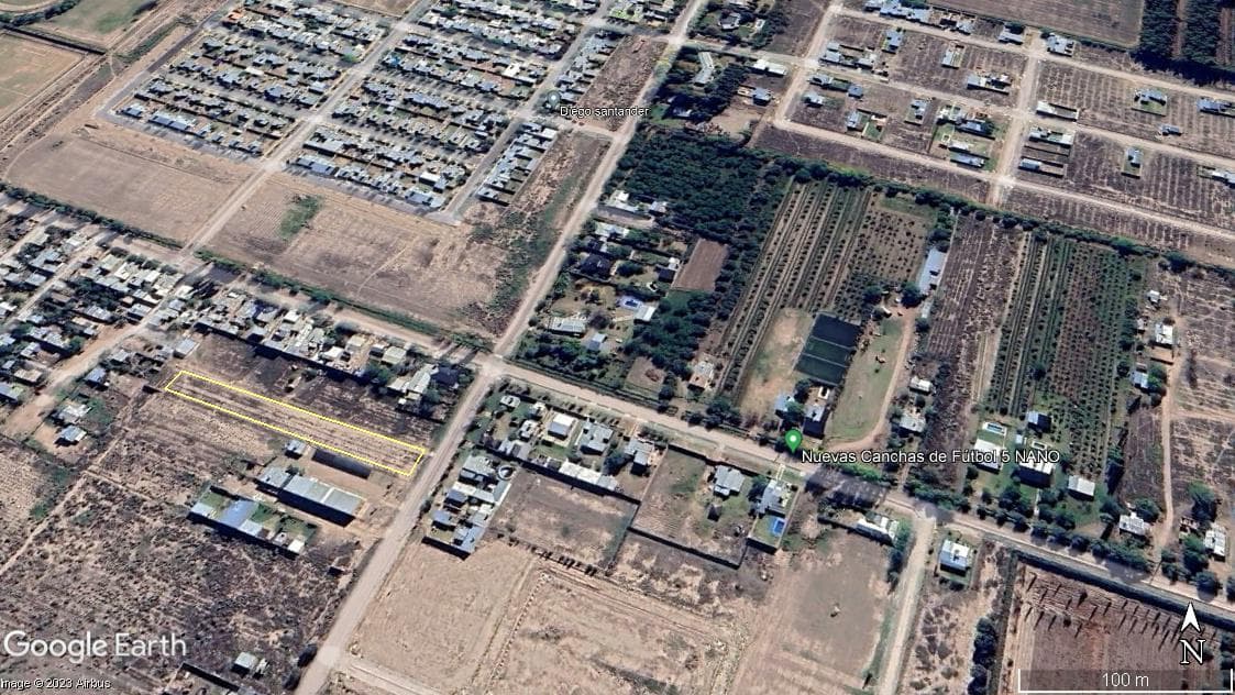 Terreno de 2.600 m2 en calle Balcarce - San Rafael - 1