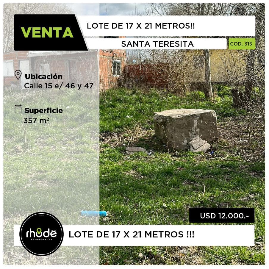 Terreno en Santa Teresita - 1