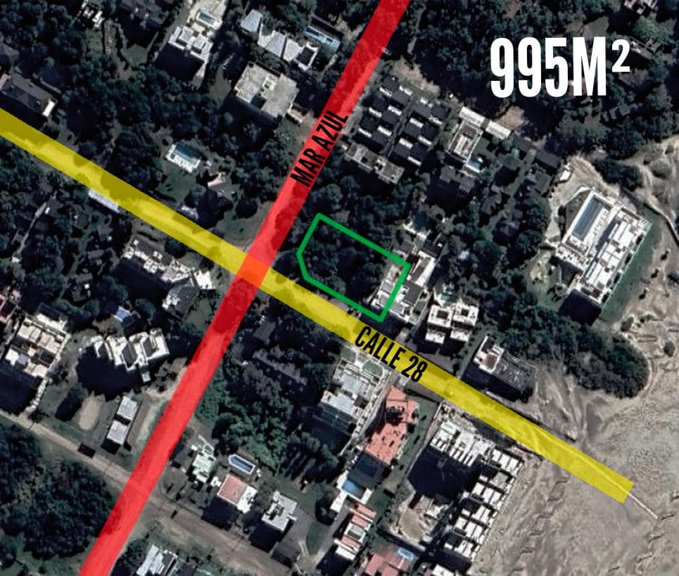 Terreno en venta - 995Mts2 - Mar Azul - 1