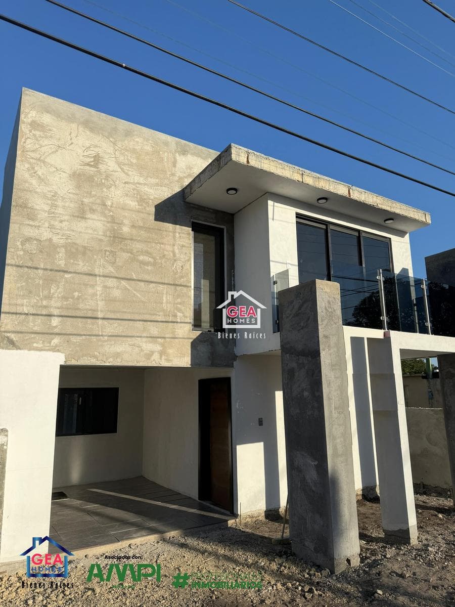 Casa en venta col. anáhuac, pueblo viejo veracruz - 1