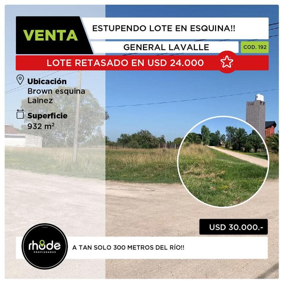 Terreno - General Lavalle - 1