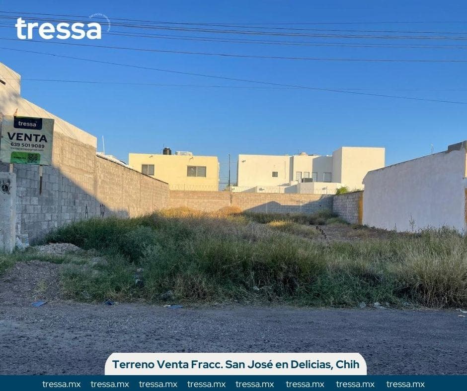 Terreno en venta fraccionamiento San José en Delicias, chih ISAFON TGP - 1
