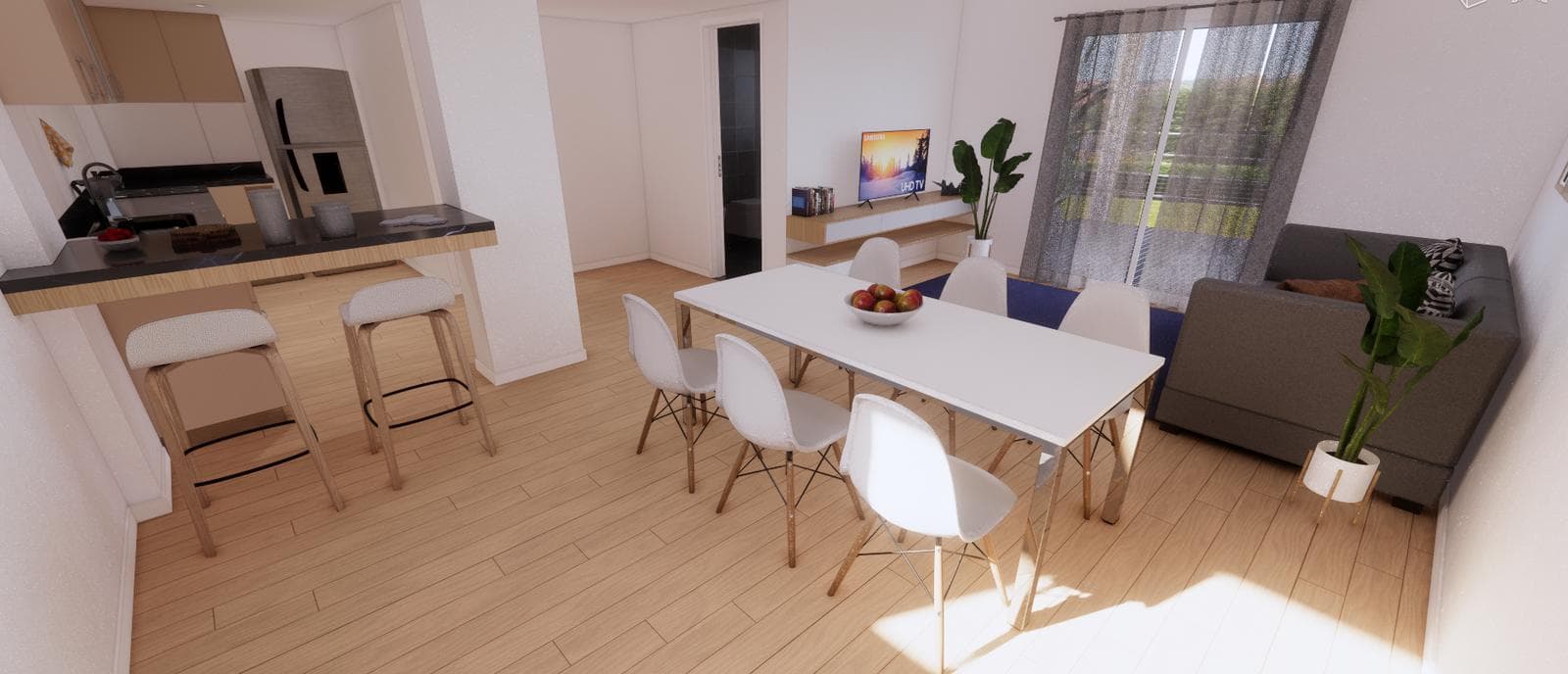 Departamento en venta 1 dormitorio- Ciudad San Lorenzo. Opcional cochera - 1
