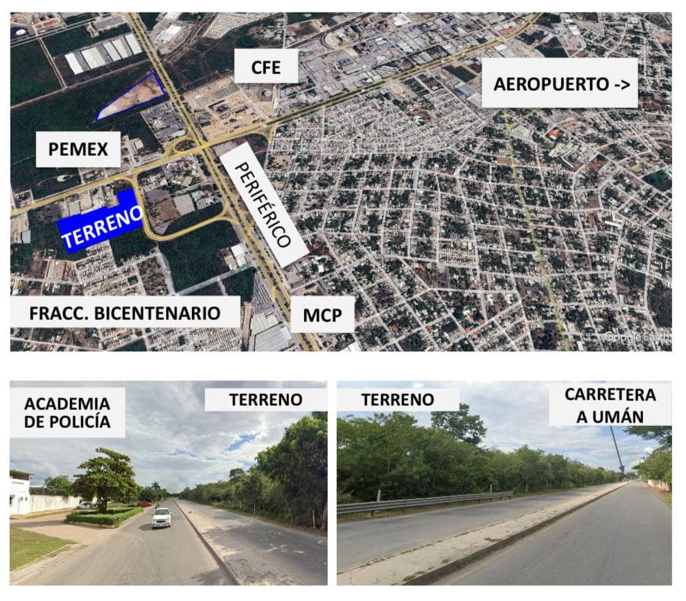Terreno en renta sobre periferico poniente en uman, ideal para cedis, fabricas etc. - 1
