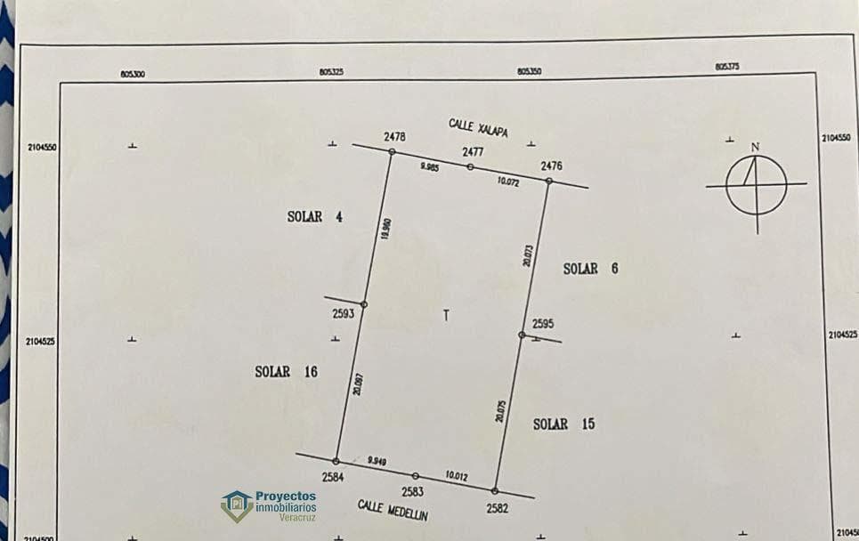 Se vende terreno en Colonia Heron Proal Medellin Veracruz - 1