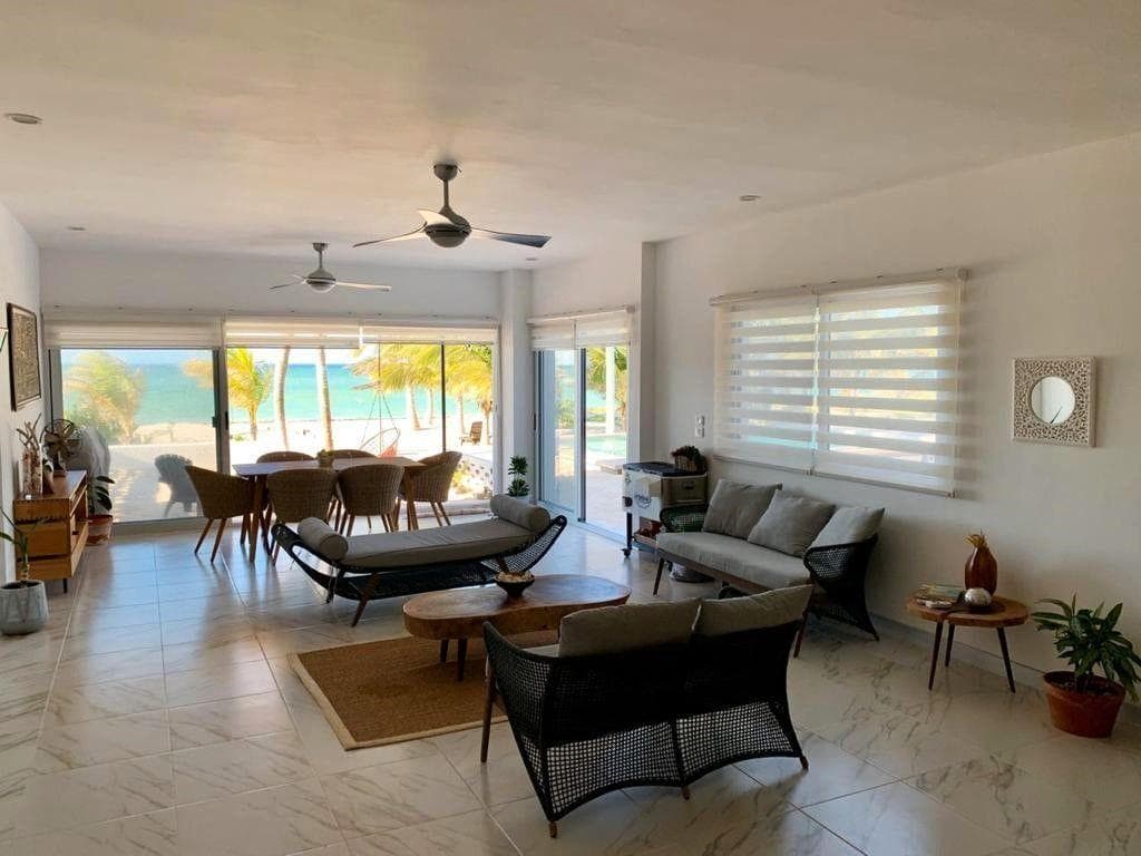 VENTA HERMOSO DEPTO EN PB 3 RECÁMARAS FRENTE AL MAR SAN BENITO KM 21.5 - 1