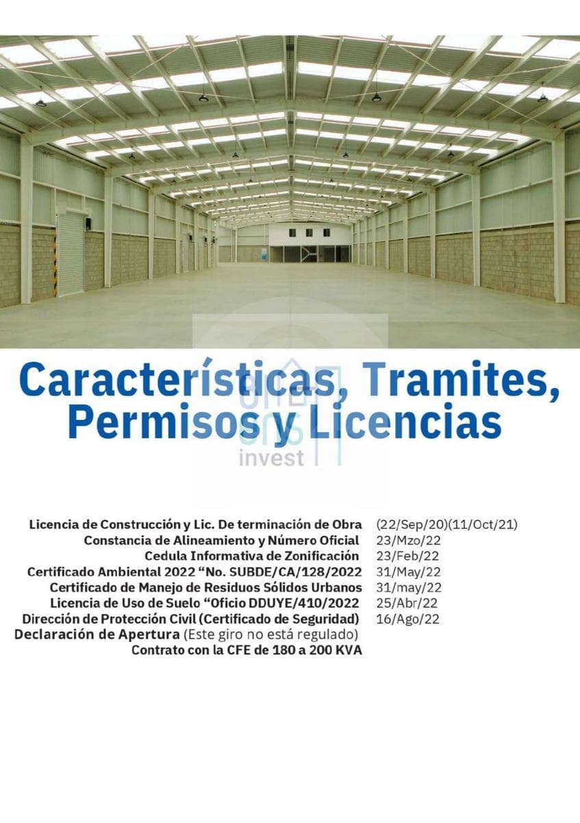 Nave Industrial II en venta en Texcoco Edo mex - 1