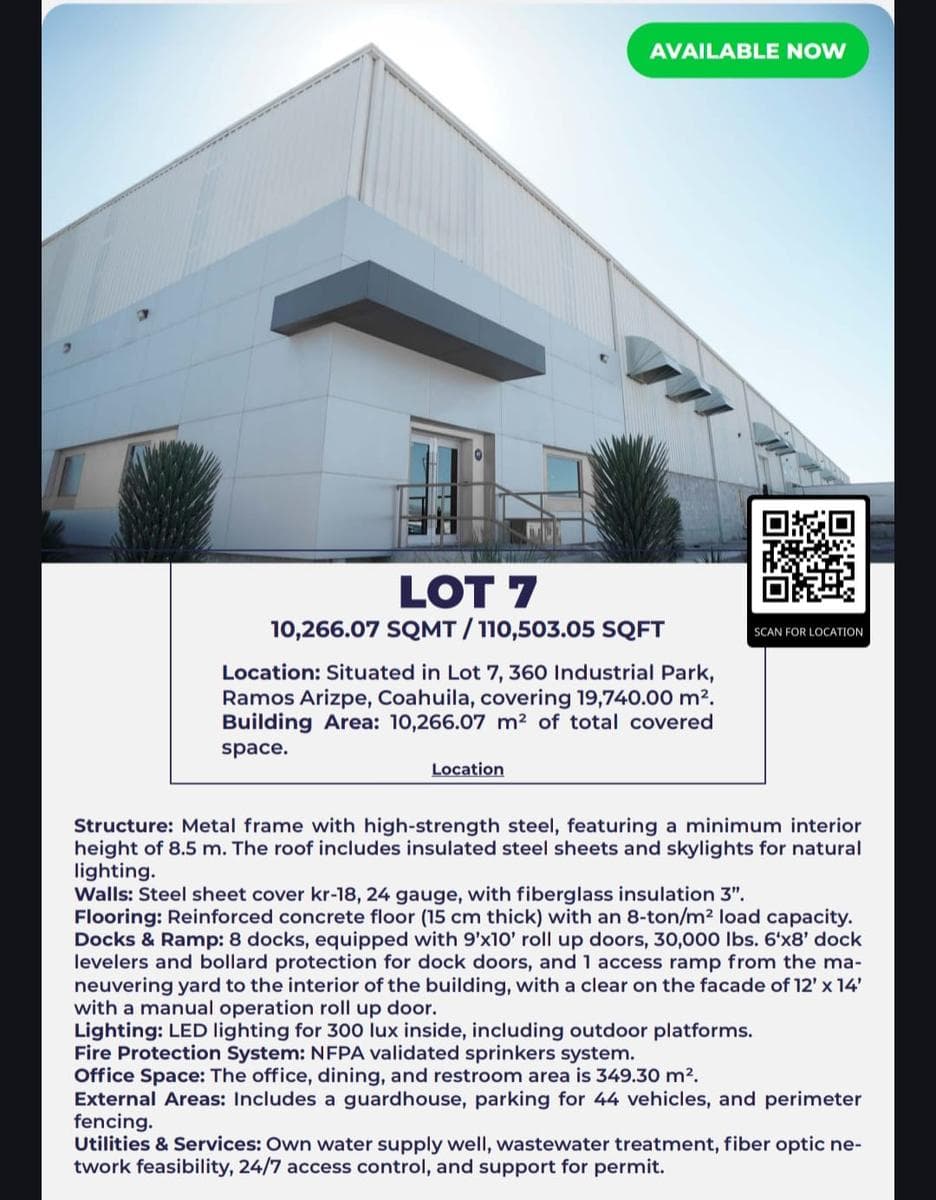Bodega Industrial en Ramos Arizpe - 1