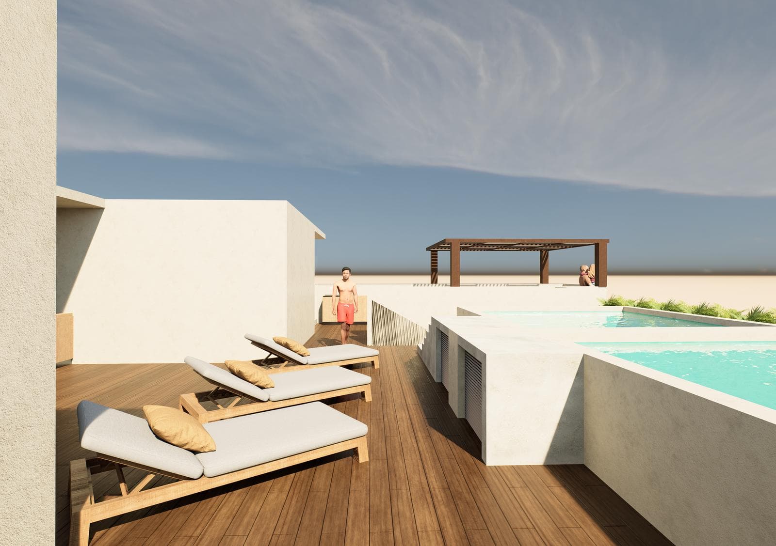 EN VENTA DEPARTAMENTO EN MAHAHUAL DE 1 HABITACION CON ALBERCA Y YOGA - 1