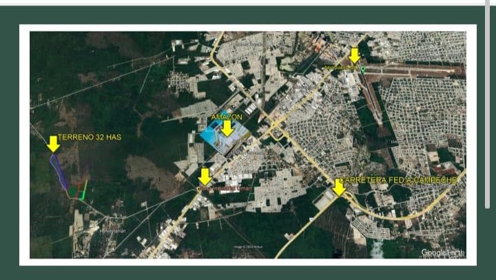 ATENCION INVERSIONISTAS TERRENO UBICADO EN MERIDA CERCA BODEGAS AMAZON - 1