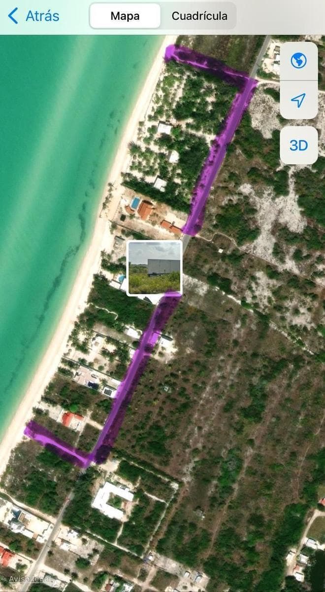 TERRENO EN VENTA EN SEGUNDA FILA DE LAS PLAYAS DE CELESTUN, YUCATÁN. - 1