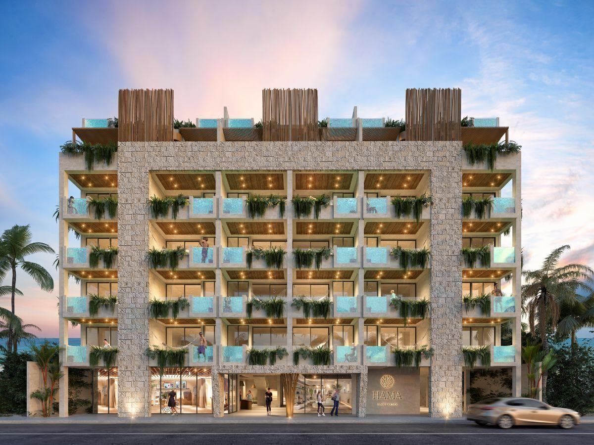 DEPARTAMENTO EN PRE-VENTA EN HAMA BEACH CONDO , MAHAHUAL. - 1