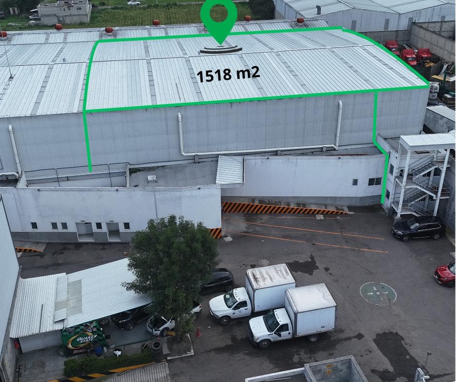Bodega en Renta de 1518m2 en San Pedro, Toluca, Méx - 1