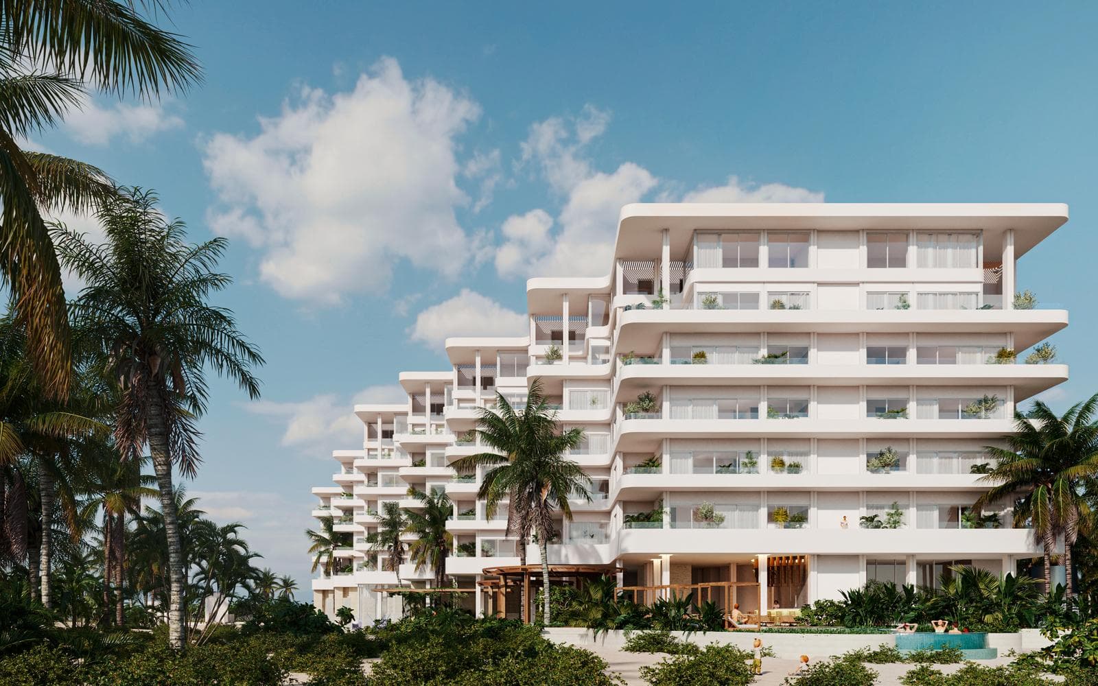 Departamento en venta en la playa de San Benito de tres recamaras - 1