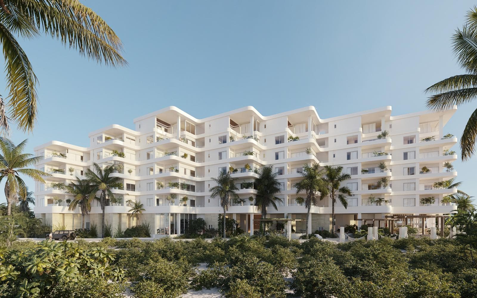 Departamento en venta en la playa de San Benito de tres recamaras - 1