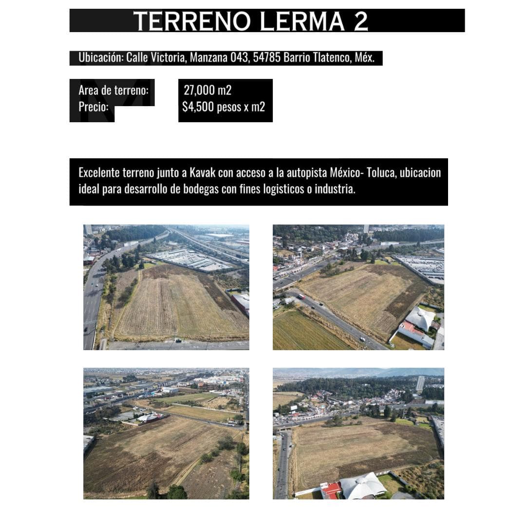 Terreno en Venta Lerma 2 - 1