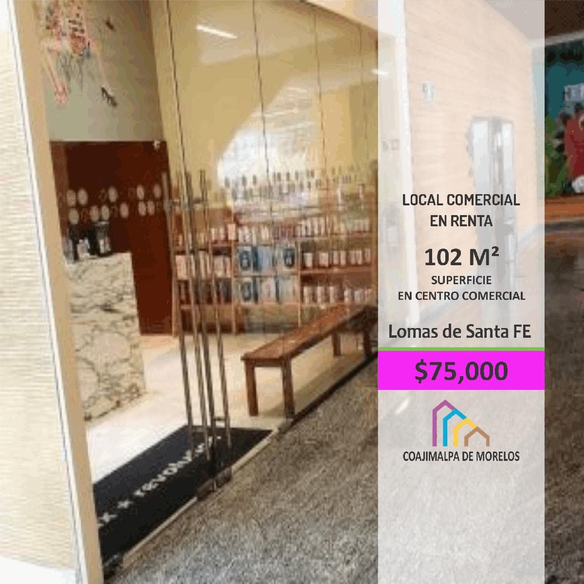 Local Comercial Renta – Plaza Santa Fe - 1