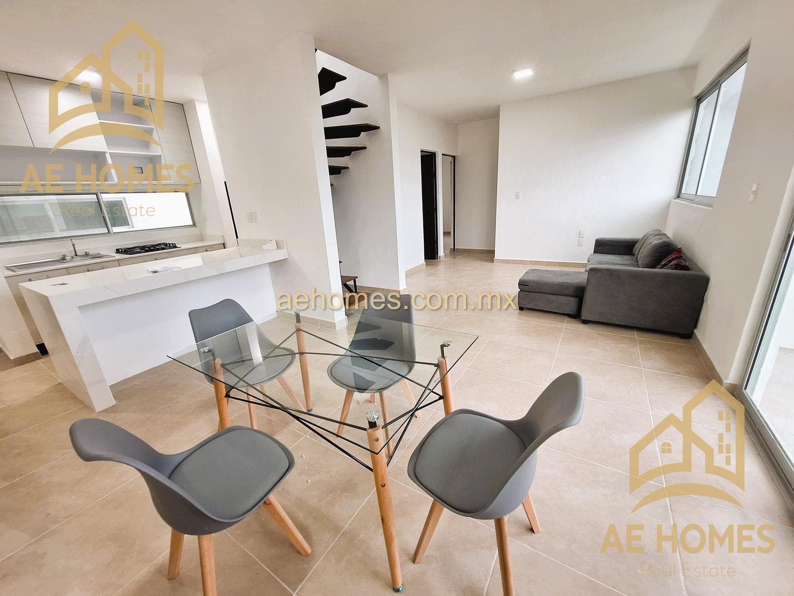 DEPARTAMENTO EN RENTA EN PLAYA DEL CARMEN PRIVADA PUNTA ESTRELLA AE212 - 1