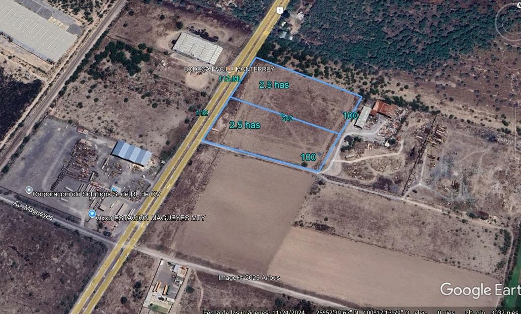 TERRENO INDUSTRIAL Y COMERCIAL EN RENTA EN SALINAS VICTORIA - 1