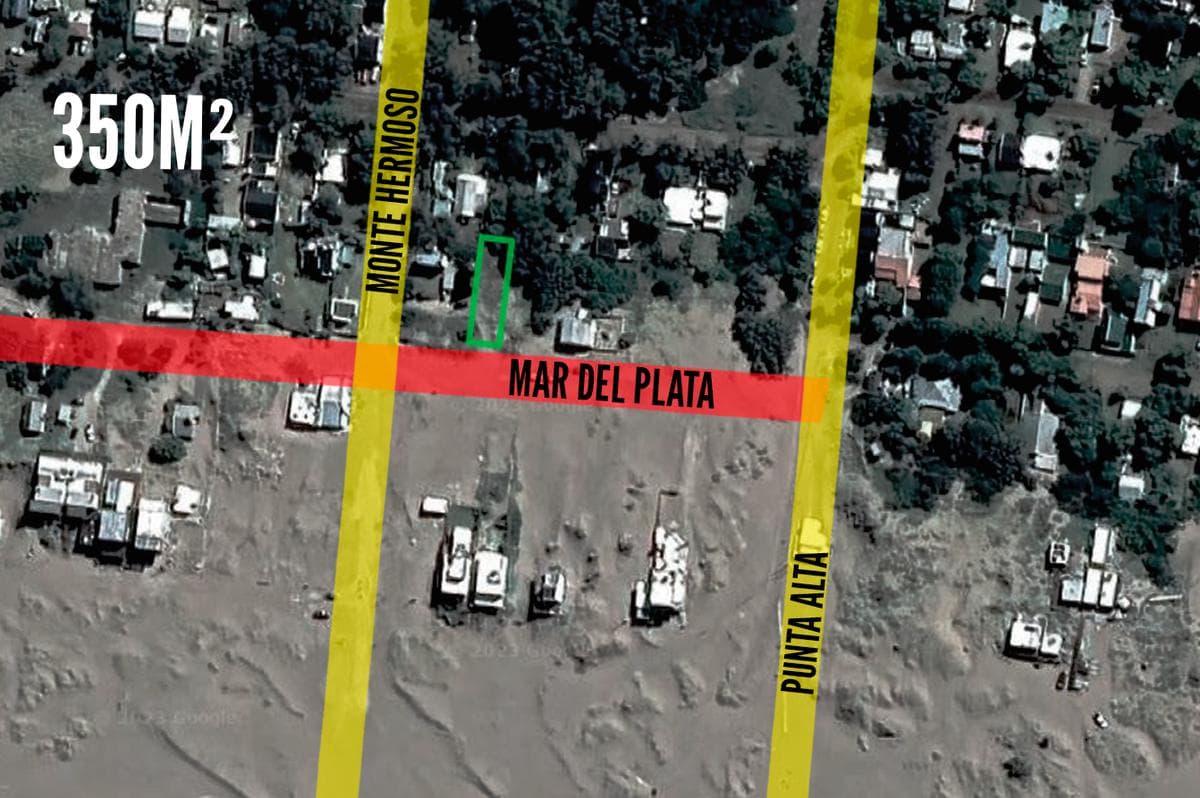 Terreno en venta - 350Mts2 - Monte Hermoso - 1