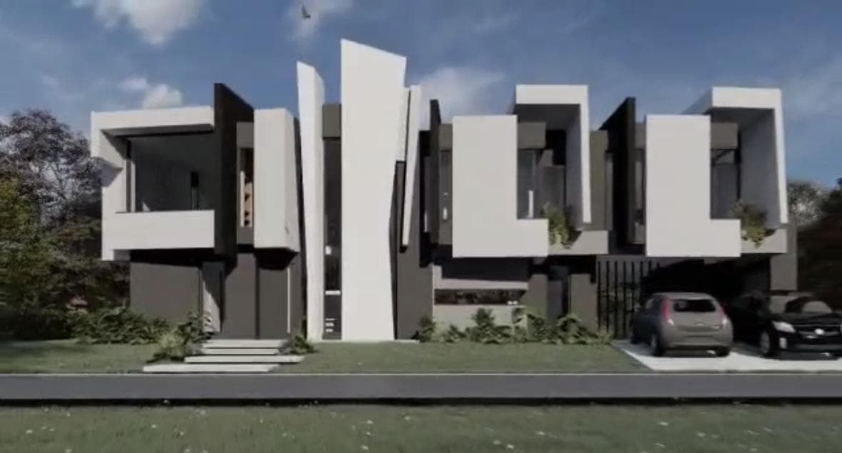 Casa de diseño de dos plantas en Barrio Privado El Principado - 1