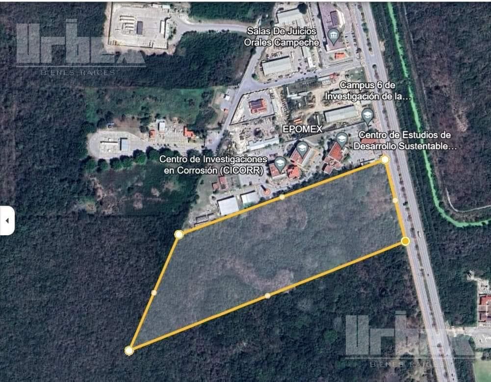 SE VENDE TERRENO GRANDE FRENTE AL AEROPUERTO Y SALIDA HACIA EL PERIFERICO EN CAMPECHE. - 1