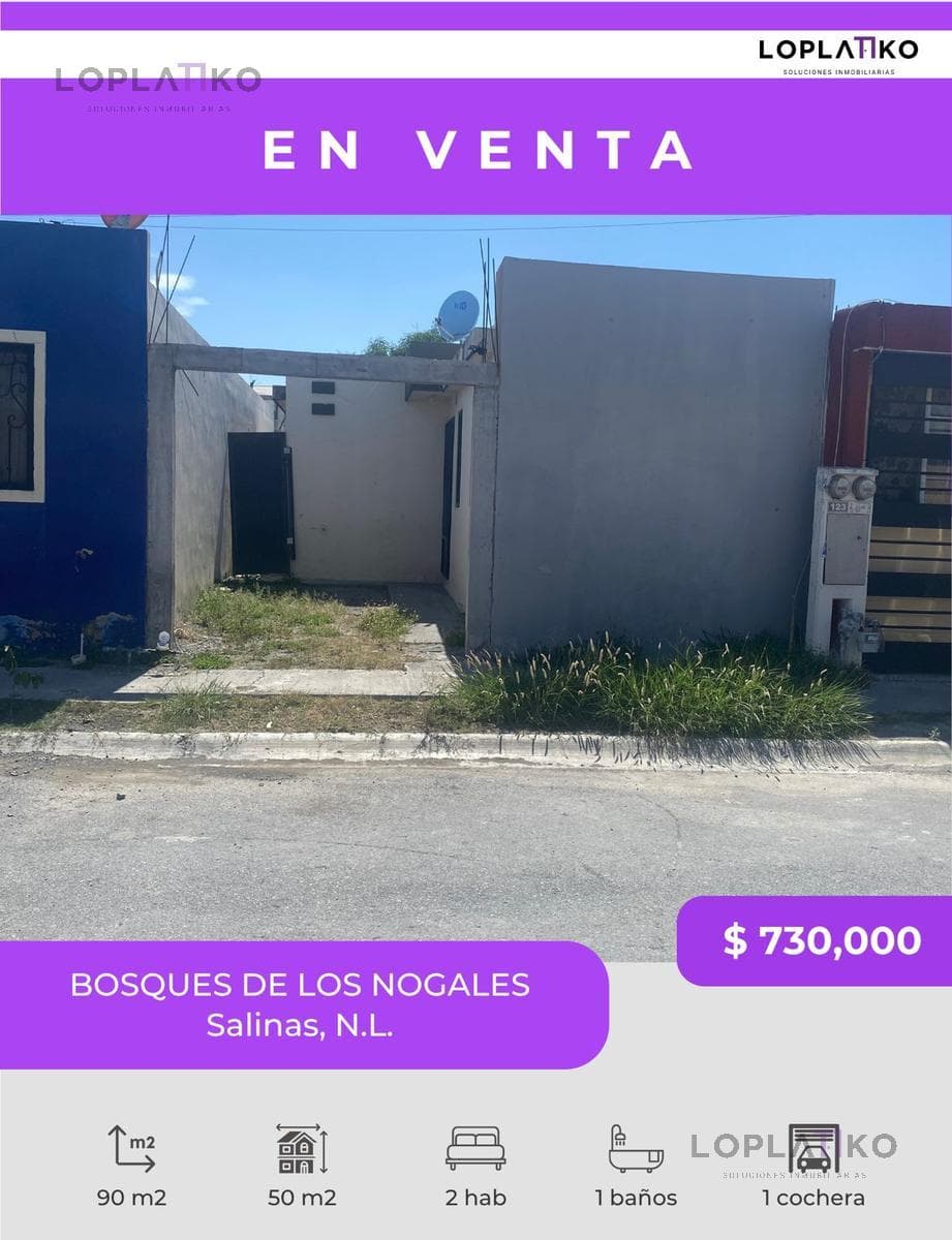 BOSQUES DE LOS NOGALES, SALINAS, N.L - 1