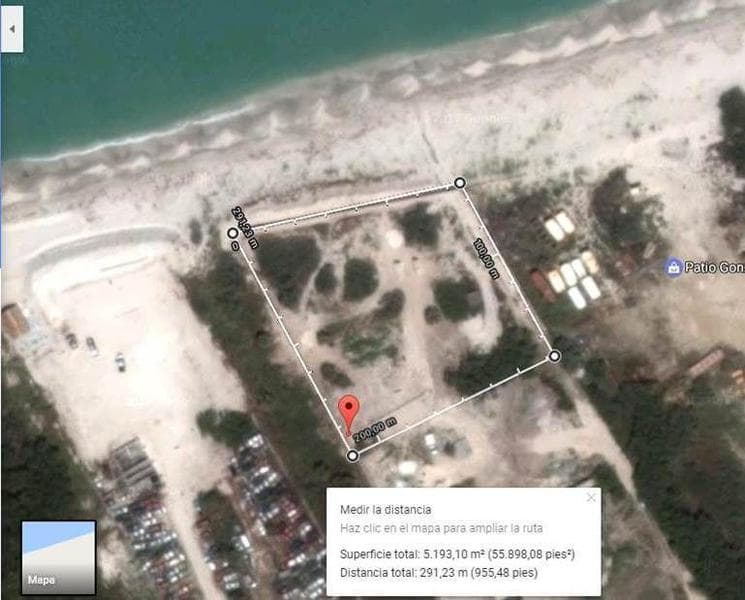 TERRENO EN VENTA, KM 12 CARRETERA CARMEN-PUERTO REAL. - 1