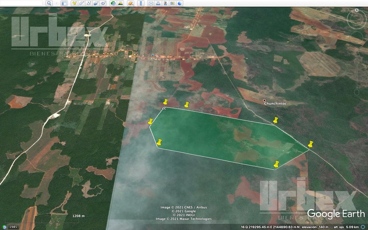 SE VENDE TERRENO PARA AGRICULTURA EN CAMPECHE - Pueblo Chunchintok - 1