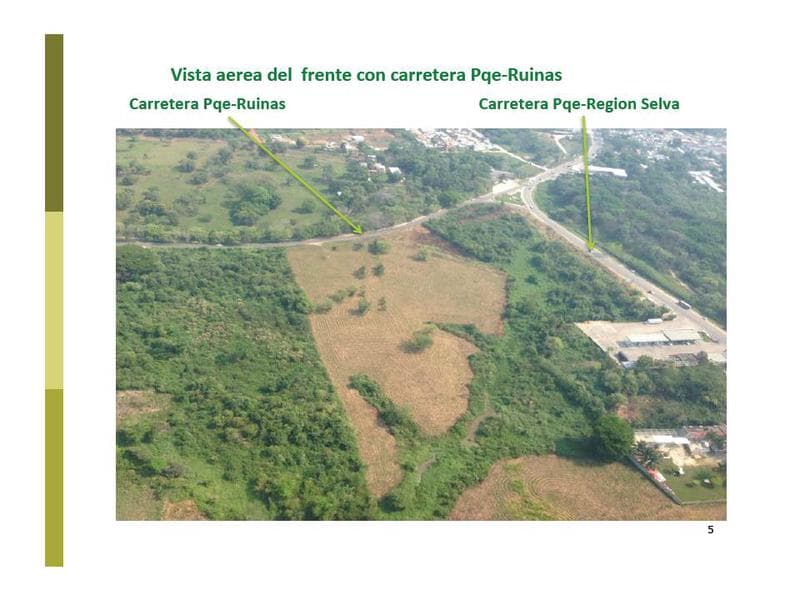 SE VENDEN 94,000 M2 UBICADOS EN ENTRONQUE DE PALENQUE-RUINAS - 1